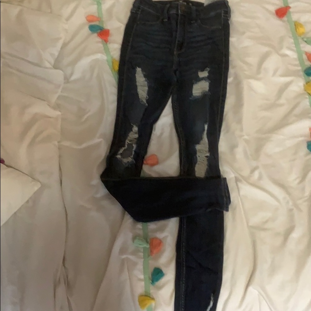 Blue Hollister jeans
